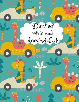 Cuaderno para escribir y dibujar dinosaurios - Dinosaur write and draw notebook