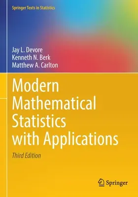 Estadística matemática moderna con aplicaciones - Modern Mathematical Statistics with Applications