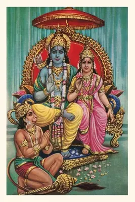 Diario Vintage Shiva y Parvati con Hanuman - Vintage Journal Shiva and Parvati with Hanuman