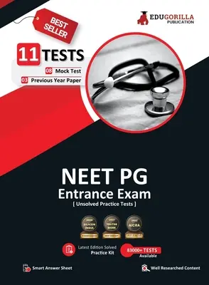 NEET PG Entrance Exam Preparation Book 2023 - 8 Mock Tests and 3 Previous Year Papers (3300 Unsolved Objective Questions) with Free Access To Online T