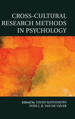 Métodos de investigación intercultural en psicología - Cross-Cultural Research Methods in Psychology