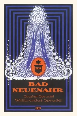 Diario Vintage Cartel Balneario Bad Neuenahr - Vintage Journal Bad Neuenahr Spa Poster