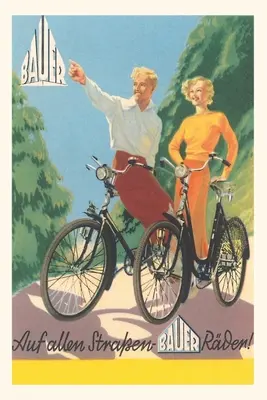 Diario Vintage Pareja alemana en bicicleta - Vintage Journal Bicycling German Couple