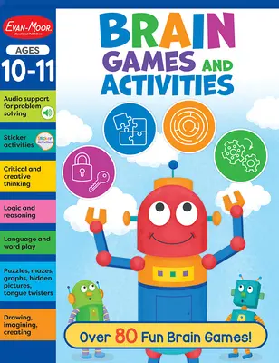 Brain Games and Activities, Ages 10 - 11 Cuaderno de ejercicios - Brain Games and Activities, Ages 10 - 11 Workbook