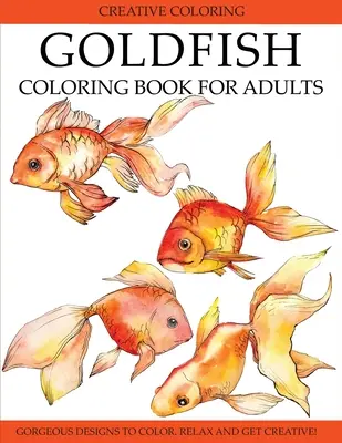 Libro para colorear para adultos - Goldfish Coloring Book for Adults