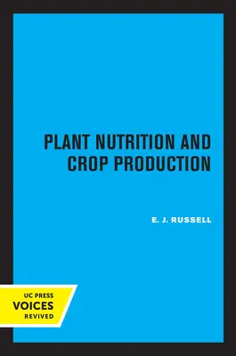 Nutrición vegetal y producción vegetal - Plant Nutrition and Crop Production