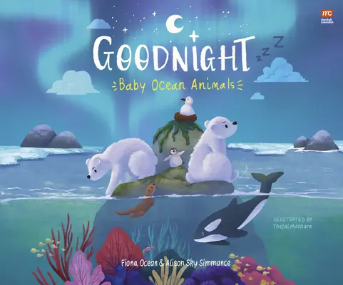 Buenas noches, animalitos del océano - Goodnight, Baby Ocean Animals