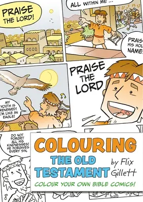 Colorear el Antiguo Testamento: Colorea tus propios cómics bíblicos - Colouring the Old Testament: Colour Your Own Bible Comics!