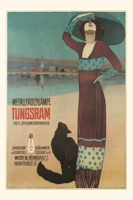 Diario Vintage Mujer a la moda con gato en la playa - Vintage Journal Fashionable Woman with Cat on Beach