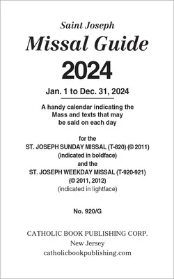 Guía Misal 2024 - Missal Guide 2024