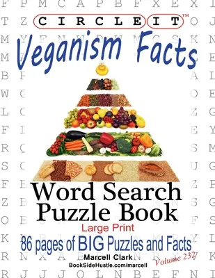 Encierra en un círculo, Veganismo Sopa de letras, Libro rompecabezas - Circle It, Veganism Facts, Word Search, Puzzle Book