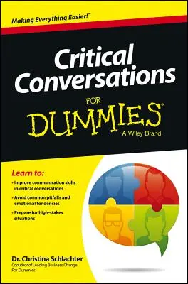 Conversaciones críticas para Dummies - Critical Conversations For Dummies