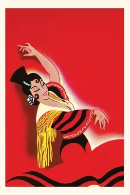 Diario Vintage Cartel Bailaor Flamenco - Vintage Journal Flamenco Dancer Poster