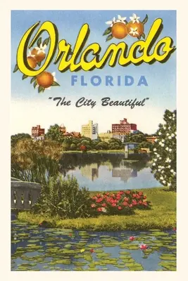 Diario Vintage Vista de Orlando, Florida - Vintage Journal View of Orlando, Florida