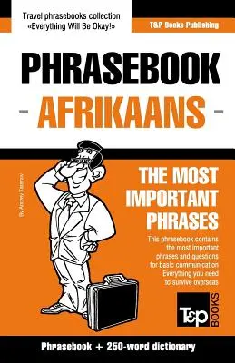 Libro de frases inglés-africano y mini diccionario de 250 palabras - English-Afrikaans phrasebook and 250-word mini dictionary