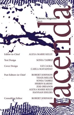 Revista literaria Tacenda 2015 - Tacenda Literary Magazine 2015