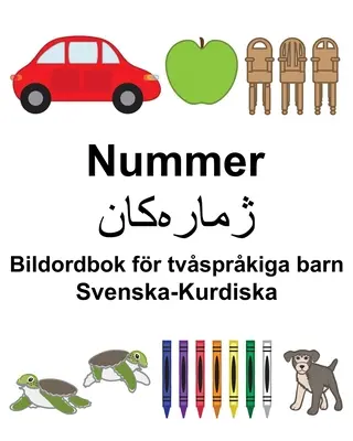 Números sueco-kurdo/ژما رەکان Diccionario ilustrado para niños bilingües - Svenska-Kurdiska Nummer/ژما رەکان Bildordbok fr tvsprkiga barn