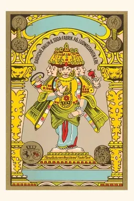 Diario Vintage Dios oriental de múltiples caras - Vintage Journal Multi-Faced Oriental God