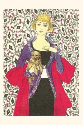 Diario Vintage Mujer desconcertada con Cairns Terrier - Vintage Journal Bemused Woman with Cairns Terrier