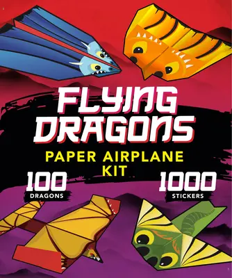 Kit de avión de papel Flying Dragons - Flying Dragons Paper Airplane Kit