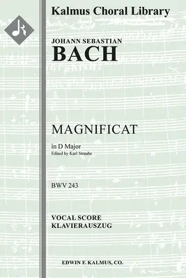 Magnificat, BWV 243: Partitura vocal - Magnificat, BWV 243: Vocal score