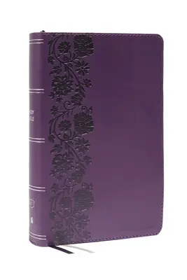 Kjv, Biblia de referencia de tamaño personal, letra roja, impresión cómoda: Santa Biblia, Versión Reina Valera - Kjv, Personal Size Large Print Single-Column Reference Bible, Leathersoft, Purple, Red Letter, Comfort Print: Holy Bible, King James Version