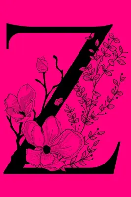 Z: Cuaderno con iniciales: Diario personalizado con monograma y rayas - Z: Monogram Initial Letter Notebook: Customized Monogrammed Lined Gift Journal