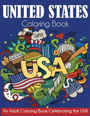 Libro para colorear de Estados Unidos - United States Coloring Book