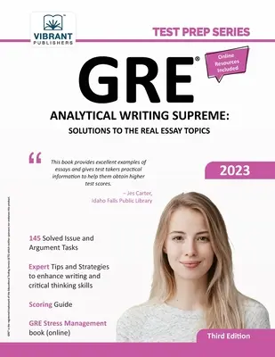 GRE Analytical Writing Supreme: Soluciones a los temas reales de ensayo - GRE Analytical Writing Supreme: Solutions to the Real Essay Topics