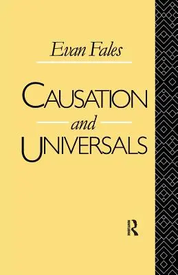 Causalidad y universales - Causation and Universals