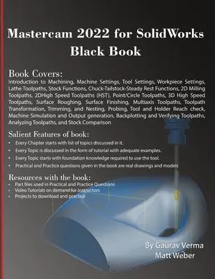 Mastercam 2022 para SolidWorks Libro negro (en color) - Mastercam 2022 for SolidWorks Black Book