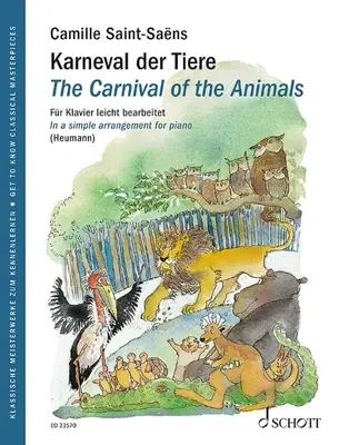 El carnaval de los animales - Arreglo sencillo para piano - Conozca las obras maestras clásicas - The Carnival of the Animals - Simple Piano Arrangement - Get to Know Classical Masterpieces