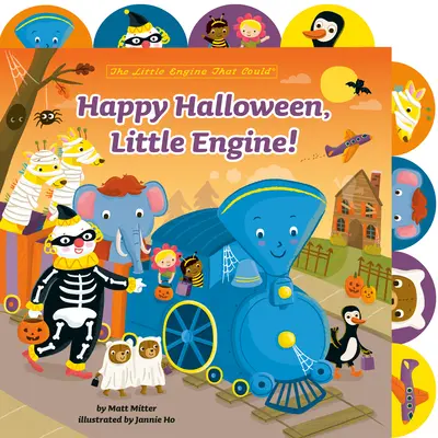 ¡Feliz Halloween, Motorcito! Libro de cartón con pestañas - Happy Halloween, Little Engine!: A Tabbed Board Book