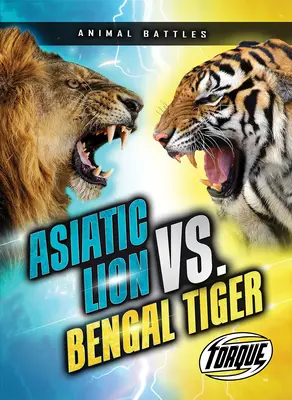 León asiático vs. Tigre de Bengala - Asiatic Lion vs. Bengal Tiger