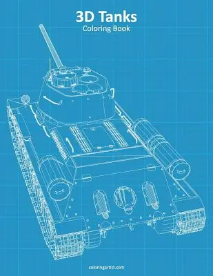 Libro para colorear de tanques 3D - 3D Tanks Coloring Book