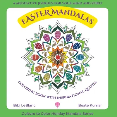 Mandalas de Pascua - Libro para colorear con citas inspiradoras - Easter Mandalas - Coloring Book with Inspirational Quotes