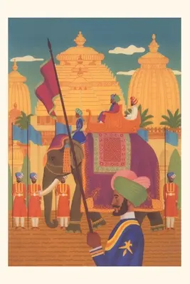 Diario Vintage Royal Procession in Indi - Vintage Journal Royal Procession in Indi