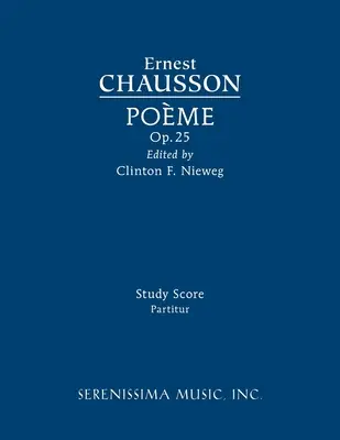 Poeme, Op.25: Partitura de estudio - Poeme, Op.25: Study score