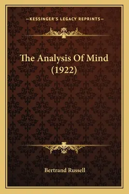 El análisis de la mente (1922) - The Analysis Of Mind (1922)