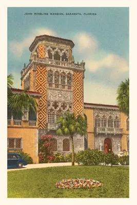 Diario Vintage Ringling Mansion, Sarasota, Florida - Vintage Journal Ringling Mansion, Sarasota, Florida