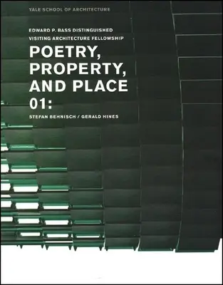 Poesía, propiedad y lugar, 01: Stefan Behnisch / Gerald Hines - Poetry, Property, and Place, 01:: Stefan Behnisch / Gerald Hines