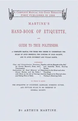 El libro de etiqueta de Martine - Martine's Hand-Book of Etiquette