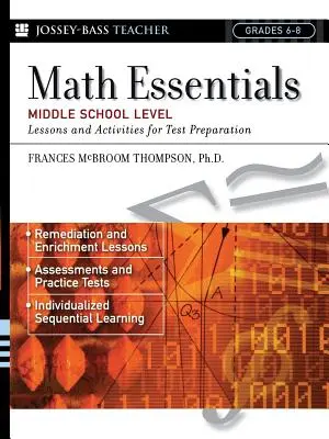 Math Essentials, Middle School Level: Lecciones y actividades para la preparación de exámenes - Math Essentials, Middle School Level: Lessons and Activities for Test Preparation