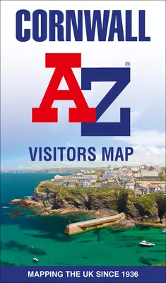 Mapa de visitantes A-Z de Cornualles - Cornwall A-Z Visitors Map