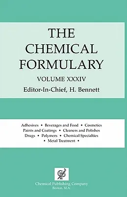 El Formulario Químico Vol. 34 - The Chemical Formulary Vol. 34