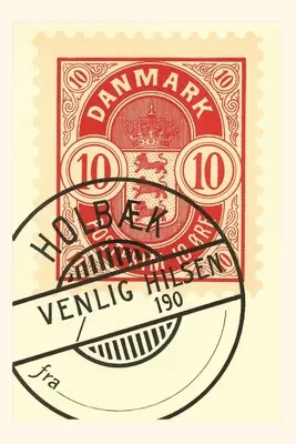 Diario Vintage Sello danés cancelado - Vintage Journal Cancelled Danish Stamp