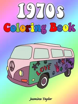 Libro para colorear de los años 70 - 1970s Coloring Book