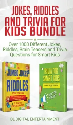 Chistes, adivinanzas y trivialidades para niños: Más de 1000 chistes, adivinanzas, rompecabezas y preguntas de trivialidades para niños inteligentes. - Jokes, Riddles and Trivia for Kids Bundle: Over 1000 Different Jokes, Riddles, Brain Teasers and Trivia Questions for Smart Kids