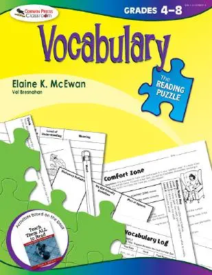 El rompecabezas de la lectura: Vocabulario, Grados 4-8 - The Reading Puzzle: Vocabulary, Grades 4-8