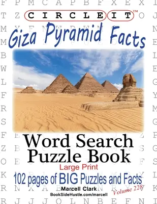 Enciérralo, Pirámide de Giza, Sopa de letras, Libro de rompecabezas - Circle It, Giza Pyramid Facts, Word Search, Puzzle Book